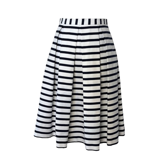 Ever New Melbourne Dresses & Skirts - EVER NEW MELBOURNE Navy White Nautical Stripe Box Pleat Skirt 4